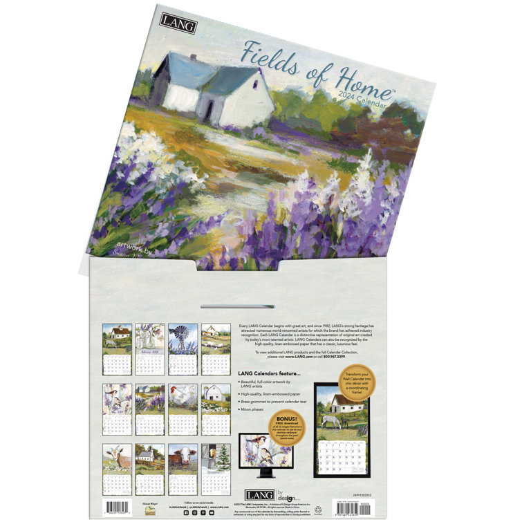 Lang Fields of Home 2024 Wall Calendar Wayfair Canada